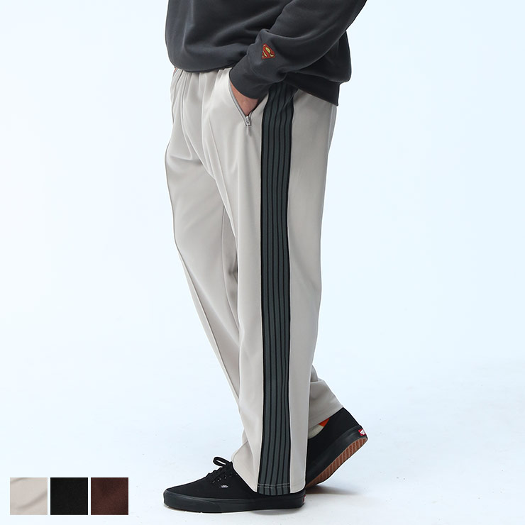 B＆T CLUB (ビーアンドティークラブ) サイドライン ジッパーポケット トラックパンツ BTTS2532 大きいサイズ メンズ ボトムス パンツ ロングパンツ ジャージ 長ズボン