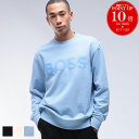 【お得なクーポン配布中】ヒューゴボス HUGO BOSS ラバーロゴプリント クルーネック スウェット トレーナー HBO50487133 ブランド メンズ 男性 トップス トレーナー スウェット 長袖 スポーツ