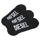 ディーゼル DIESEL フットカバー 3足セット DSA178840IQAS ブランド メンズ 男性 靴下 ソックス フットカバー ショート