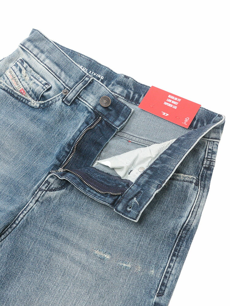 ディーゼル DIESEL 5ポケット ジップフライ レギュラー デニム パンツ D-AIR DSLA0...