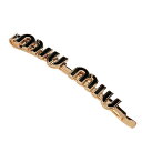 ミュウミュウ MIU MIU エナメルメタル ヘアクリップ MIU5IF1462F6T ブランド レディース ヘアアクセサリー ヘアクリップ アクセ
