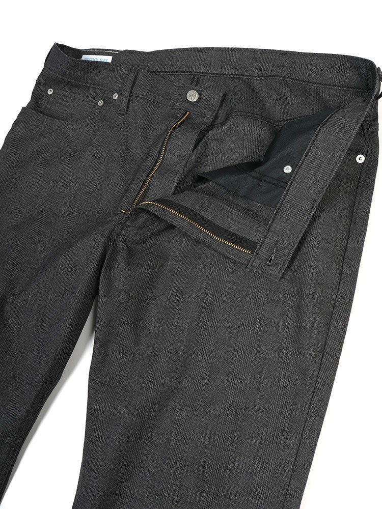 EDWIN (エドウィン) 403 COOL FLEX 麻混 ストレッチ ジップフライ ストレートパンツ E403CA17763844 大きいサイズ メンズ ボトムス パンツ ロングパンツ ノータック 春 夏