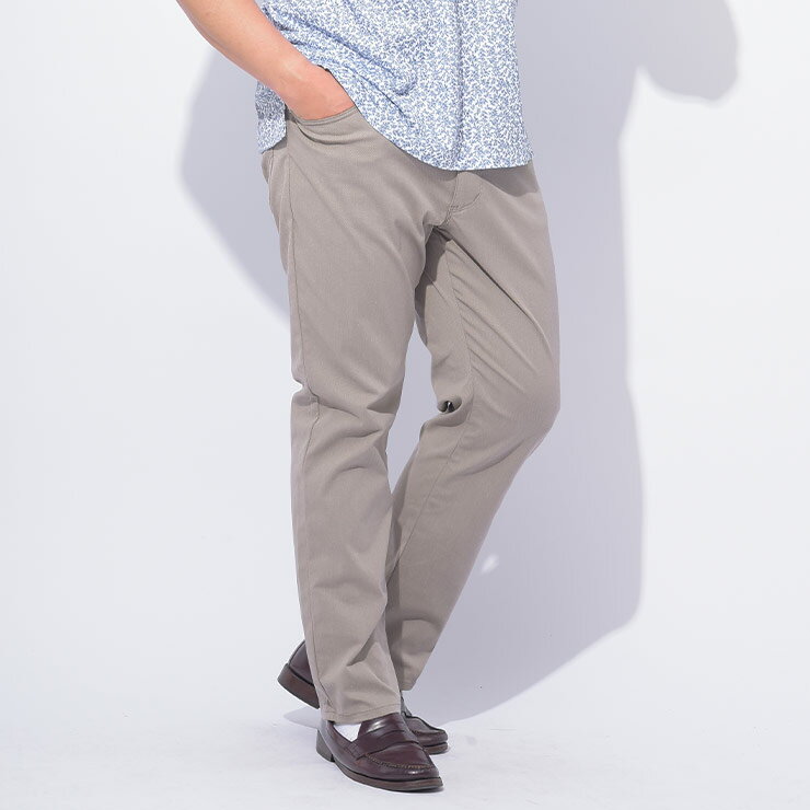 樂天商城 - EDWIN (エドウィン) JERSEYS COOL ストレッチ ジップフライ ストレート パンツ JMH03C23192L5L 大きいサイズ メンズ ボトムス パンツ ロングパンツ 楽 伸びる 春 夏