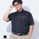 B&T CLUB (ビーアンドティークラブ) 鹿の子 エンボス ボタンダウン 半袖 シャツ EXBT87 大きいサイズ メンズ トップス シャツ ビジネス ポケット クールビズ 春 夏(4)