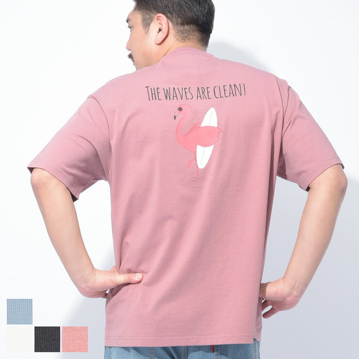 乐天商城 - B＆T CLUB (ビーアンドティークラブ) ヒヤテック USAコットン アニマルプリント クルーネック 半袖 Tシャツ 8001315 大きいサイズ メンズ トップス Tシャツ プリント コットン 春 夏