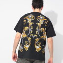 【2BUY10%OFF】ヴェルサーチェ ジーンズ クチュール VERSACE JEANS COUTURE 胸ポケット クルーネック 半袖 Tシャツ VC78GAH6RB ブランド メンズ 男性 トップス Tシャツ プリント ポケット 春 夏 sale_1_a