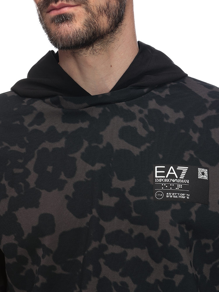 エンポリオアルマーニ EMPORIO ARMANI 迷彩柄 フェイクレイヤード 長袖 Tシャツ EA...