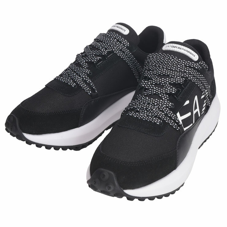 【全品10%OFFクーポン利用可能】エンポリオアルマーニ EMPORIO ARMANI EA7 ロゴプリント ミッドソール ローカット スニーカー EA7X8X...