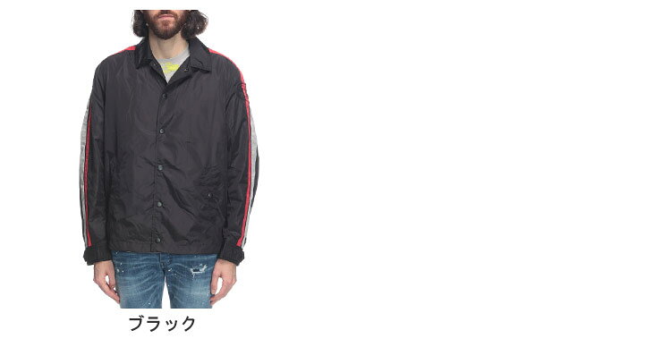 ゼンオンライン楽天市場店のディーゼル DIESEL アームライン フルボタン コーチジャケット DSA177830NJBU ブランド メンズ 男性 アウター ジャケット ブルゾン ボタン sale_2_a｜アングル2