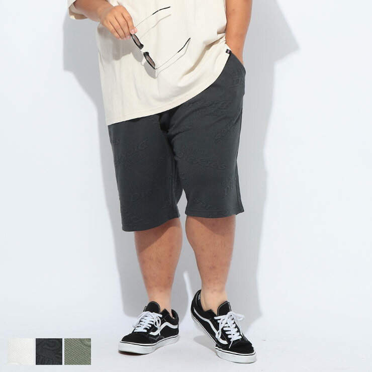 Dickies (ディッキーズ) フクレジャガード ロゴ ショートパンツ 52601361 大きいサイズ メンズ ボトムス ショートパンツ ショーツ 半ズボン 春 夏