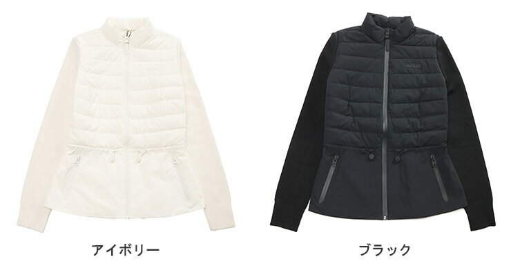 【最大20,000円OFFクーポン配布】マッカージュ MACKAGE フロントダウン ハイブリット ニット ジャケット MKGLLAIKAZ5 ブランド レディース アウター ジャケット ダウン ジップ スタンド