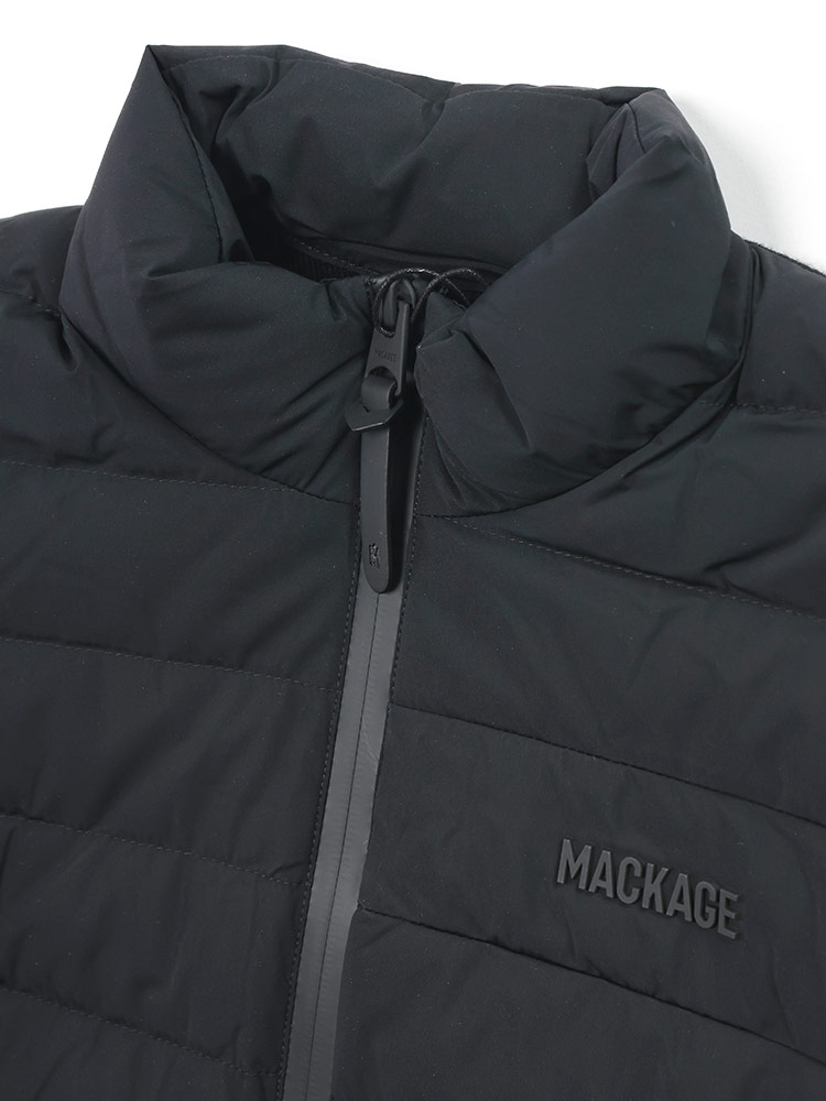 【最大20,000円OFFクーポン配布】マッカージュ MACKAGE フロントダウン ハイブリット ニット ジャケット MKGLLAIKAZ5 ブランド レディース アウター ジャケット ダウン ジップ スタンド