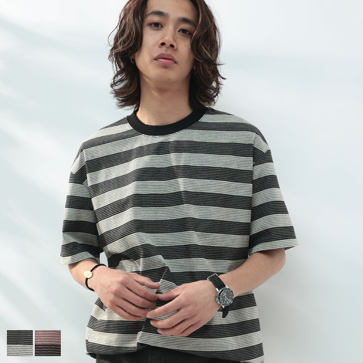 樂天商城 - WOODENDOLL (ウッディンドール) ボーダー柄 クルーネック 半袖 Tシャツ 507 メンズ 男性 トップス Tシャツ ボーダー 柄T 春 夏