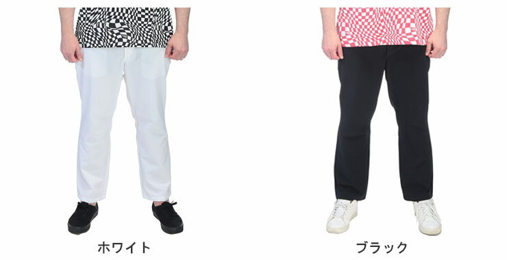 le coq sportif (ルコックスポルティフ) ストレッチ UVカット ダイヤ柄 ロングパンツ LG5SLPB1M 大きいサイズ メンズ ボトムス パンツ ゴルフ スポーツ ノータック