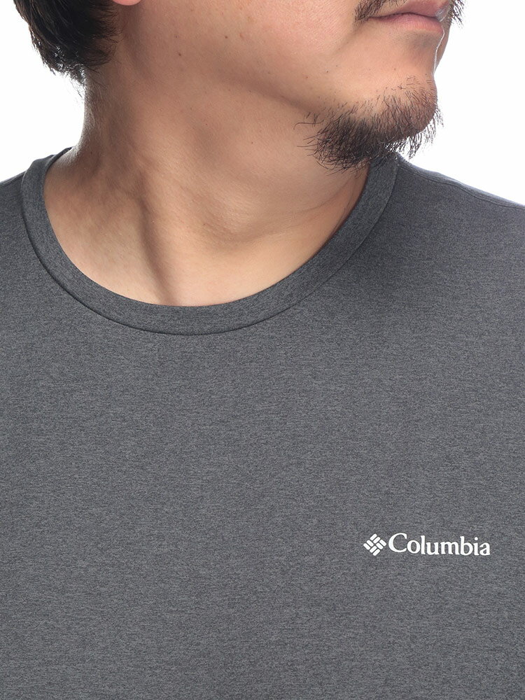 Columbia (コロンビア) 吸湿速乾 オムニウィック アーバンハイクグラフィック クルーネック 半袖 Tシャツ 2071751D22 大きいサイズ メンズ トップス Tシャツ 吸汗速乾 アクティブ スポーツ アウトドア