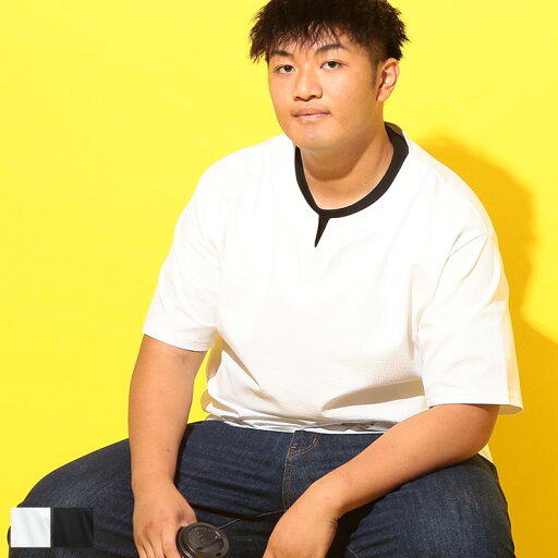 B&T CLUB (ビーアンドティークラブ) カットサッカー フェイクレイヤード キーネック 半袖 Tシャツ 8051951 大きいサイズ メンズ トップス Tシャツ レイヤード クルーネック 春 夏 B&T CLUB (ビーアンドティークラブ) カットサッカー フェイクレイヤード キーネック 半袖 Tシャツ 8051951 大きいサイズ メンズ トップス Tシャツ レイヤード クルーネック 春 夏