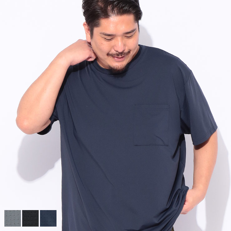 乐天商城 - B＆T CLUB (ビーアンドティークラブ) ヒヤテック 超冷感メッシュ ポケット 半袖 Tシャツ BTTS2506 大きいサイズ メンズ トップス Tシャツ 涼しい メッシュ スポーツ 春 夏