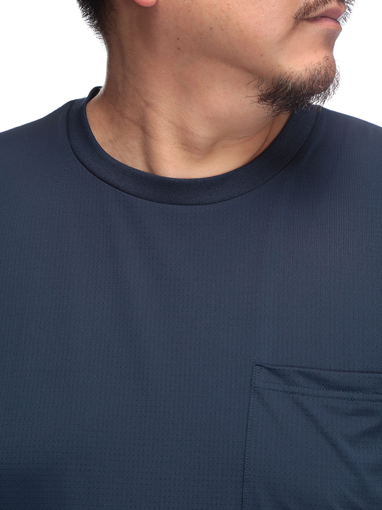 B＆T CLUB (ビーアンドティークラブ) ヒヤテック 超冷感メッシュ ポケット 半袖 Tシャツ BTTS2506 大きいサイズ メンズ トップス Tシャツ 涼しい メッシュ スポーツ 春 夏