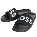 【最大7,000円OFFクーポン配布】ヒューゴボス HUGO BOSS ラージロゴディテール スライドサンダル HB50536835 ブランド メンズ 男性 シ...