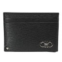 サルヴァトーレフェラガモ Salvatore Ferragamo ガンチーニ ロゴ カードケース FG66A061685914 ブランド メンズ 男性 財布 ウォレット パスケース カード入れ ギフト プレゼント