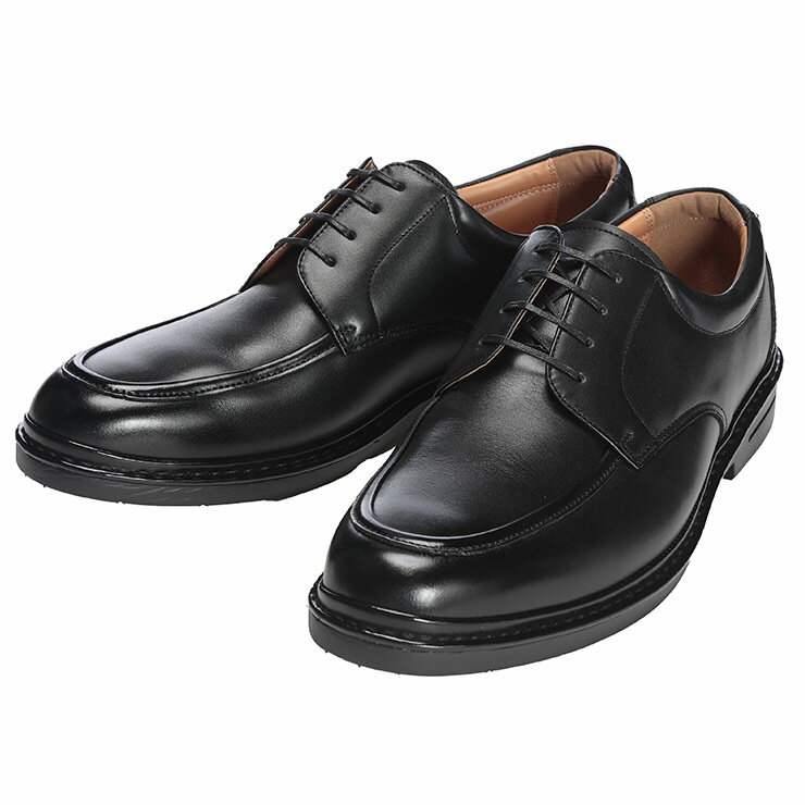 B＆T CLUB (ビーアンドティークラブ) 本革 抗菌 防臭 幅広 ウォーキングビジネス プレーン シューズ 51..