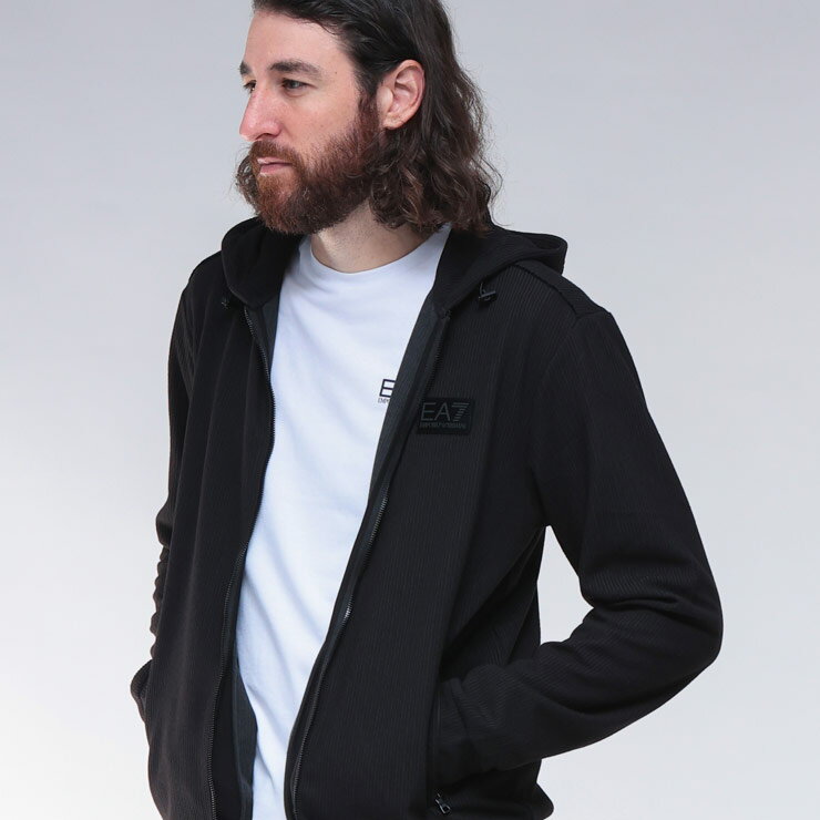 EA7 EMPORIO ARMANI 中綿ロングパーカー モッズコート風Lサイズ EA7 EMPORIO ARMANI エアセッテ エンポリオアルマーニ パーカー