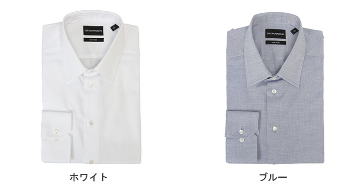 エンポリオアルマーニ EMPORIO ARMANI レギュラーカラー オックスフォード 長袖 ド...