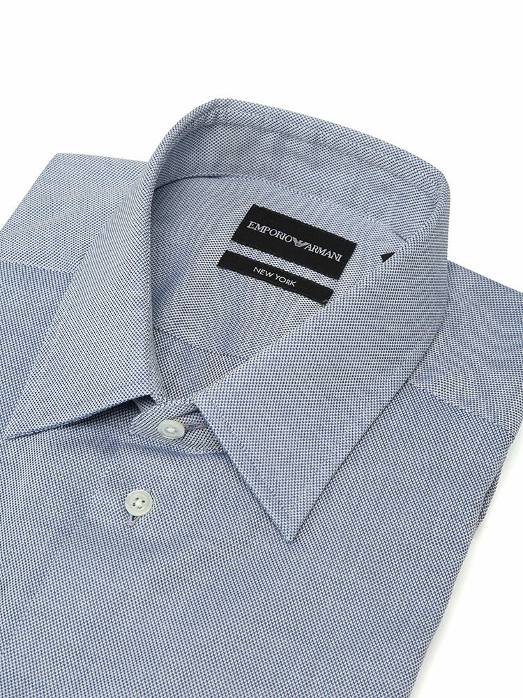 エンポリオアルマーニ EMPORIO ARMANI レギュラーカラー オックスフォード 長袖 ド...