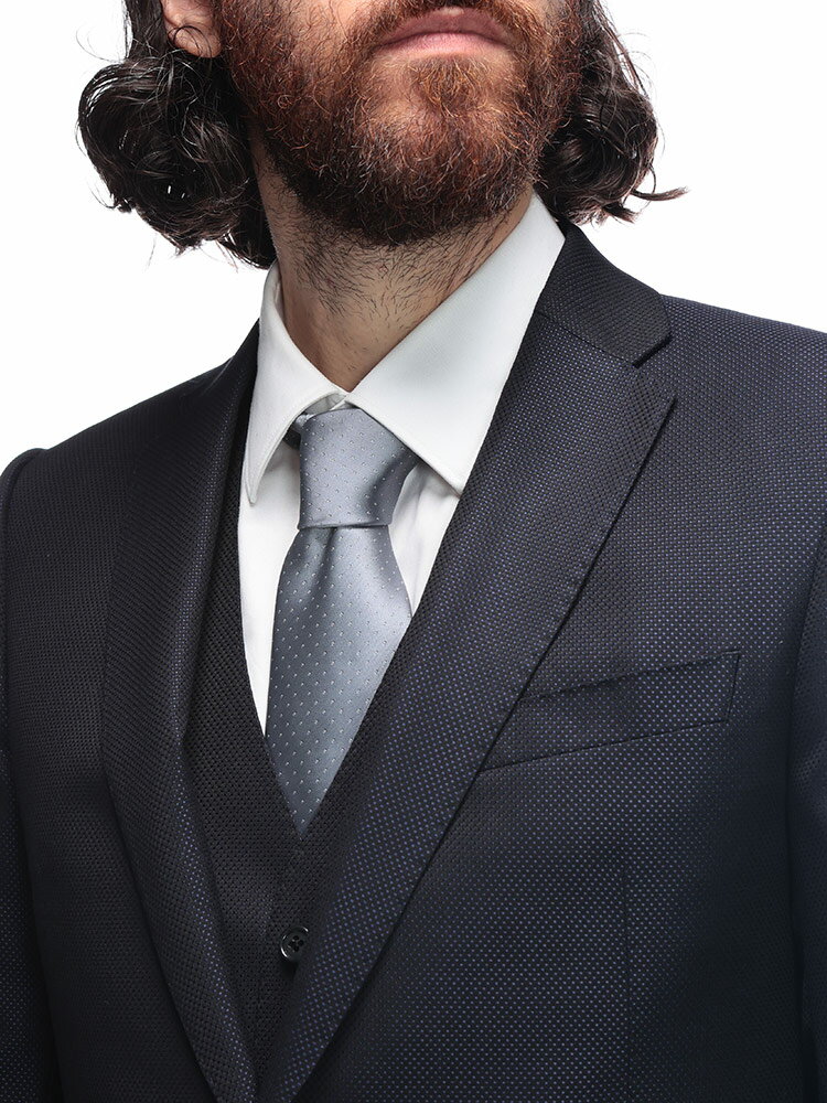 エンポリオアルマーニ EMPORIO ARMANI シルク混 ジャガード スリーピーススーツ シングル ノータック EA002093TE16841 ブランド メンズ 男性 スーツ ビジネス 3ピース