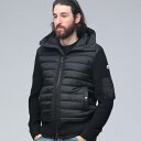 モンクレール MONCLER フード フロントダウン フルジップ ニットジャケット MC9B50800A9340 ブランド メンズ 男性 アウター ジャケット パーカー ニット 秋 冬