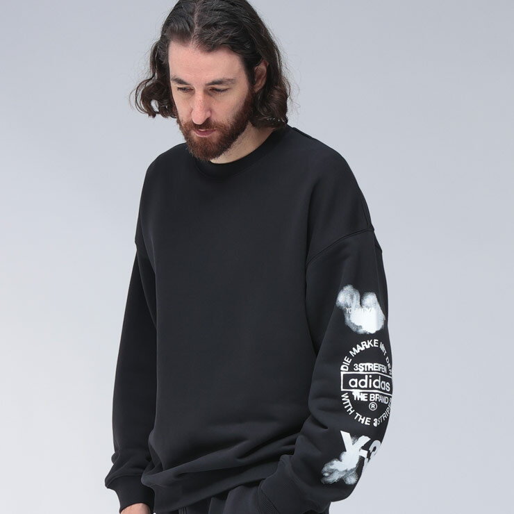 関税送料込【Y-3】ストレッチ スウェットシャツ ブラック 袖ロゴ 楽天市場】y3(スウェット・トレーナー|トップス):メンズ