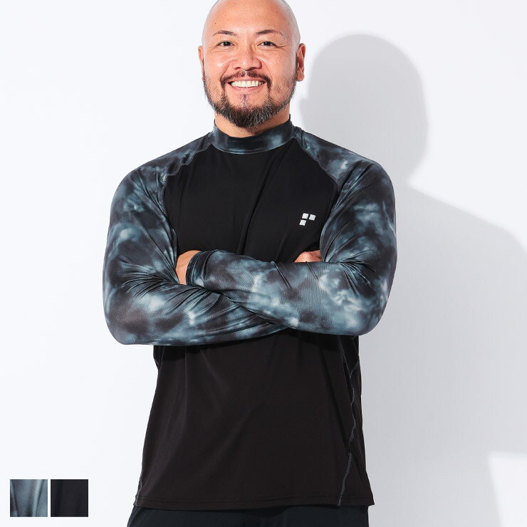 乐天商城 - EXCELLENT FINE (エクセレントファイン) ストレッチ ベア天竺 コンプレッション 長袖 Tシャツ BTTS2568 大きいサイズ メンズ トップス Tシャツ ロンT スポーツ トレーニング