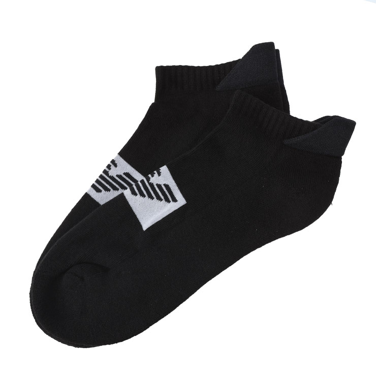 エンポリオアルマーニ EMPORIO ARMANI ロゴ 底パイル スニーカーソックス 2足セット EAUEM003751 ブランド メンズ 男性 ソックス 靴