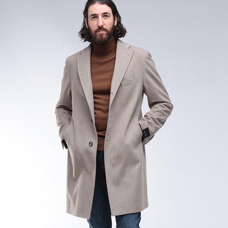 タリアトーレ TAGLIATORE ウール シングル チェスターコート TGCFBM13X010103 ブランド メンズ 男性 アウター コート ロング フォーマル ビジネス 秋 冬 sale_2_b