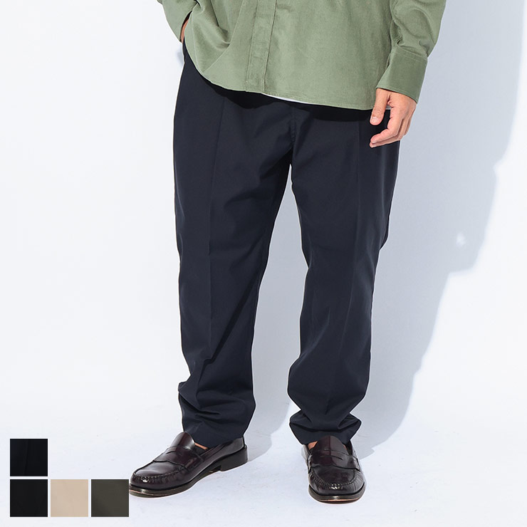 乐天商城 - B＆T CLUB ビーアンドティークラブ ロングパンツ 3L 4L 5L 6L 7L 8L 9L 10L 大きいサイズ メンズ ACTIVE EASY SOLOTEX PANTS ストレッチ ノータック イージーパンツ ボトムス きれいめ ビジカジ ブラック ベージュ カーキ ネイビー