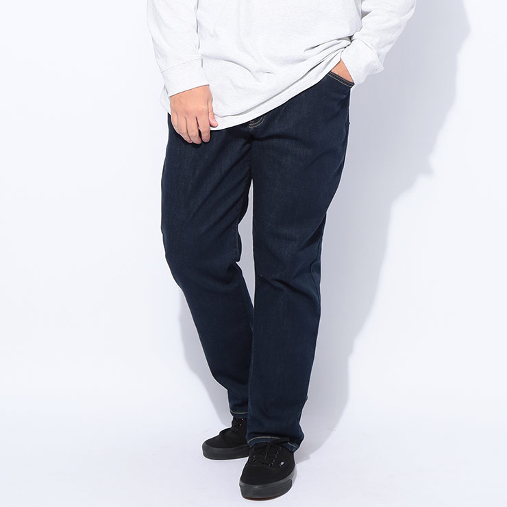 EDWIN (エドウィン) SAKAZEN別注 ジップフライ ワンウォッシュ CORDURA ストレート ジーンズ KSCD033003650 大きいサイズ メンズ ボトムス デニムパンツ ジーンズ ストレート Gパン