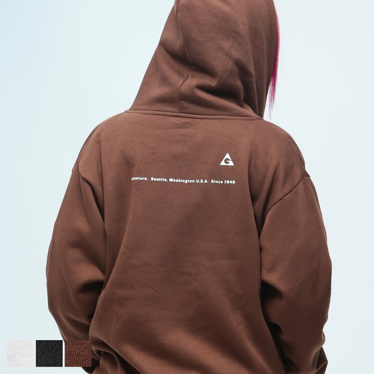 乐天商城 - GERRY 裏起毛 刺繍＆プリント フルジップ パーカー GE26AW22 メンズ 男性 トップス パーカー フード ジップ 秋 冬