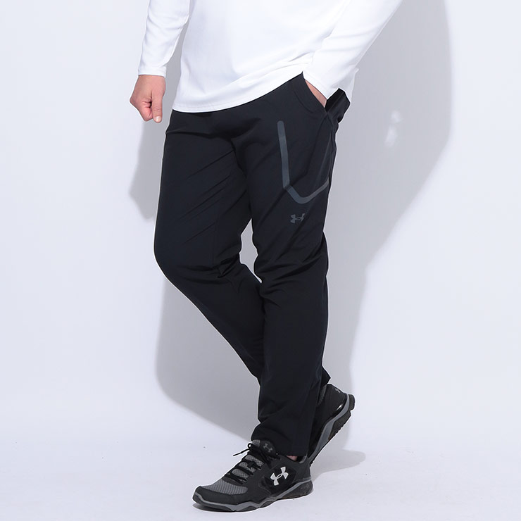 UNDER ARMOUR (アンダーアーマー) LOOSE UA STORM ブラッシュドウーブン リフレクト トラックパンツ 6007742 大きいサイズ メンズ ボトムス パンツ ジャージパンツ 撥水 トレーニング