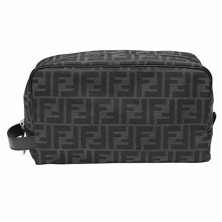 楽天ゼンオンライン楽天市場店フェンディ バッグ 鞄 FENDI メンズ FFジャカード 総ロゴ ファブリック ポーチ クラッチバッグ セカンドバッグ FD7N0141ALWK ブランド シンプル ビジネス 大人 ギフト プレゼント sale_5_a