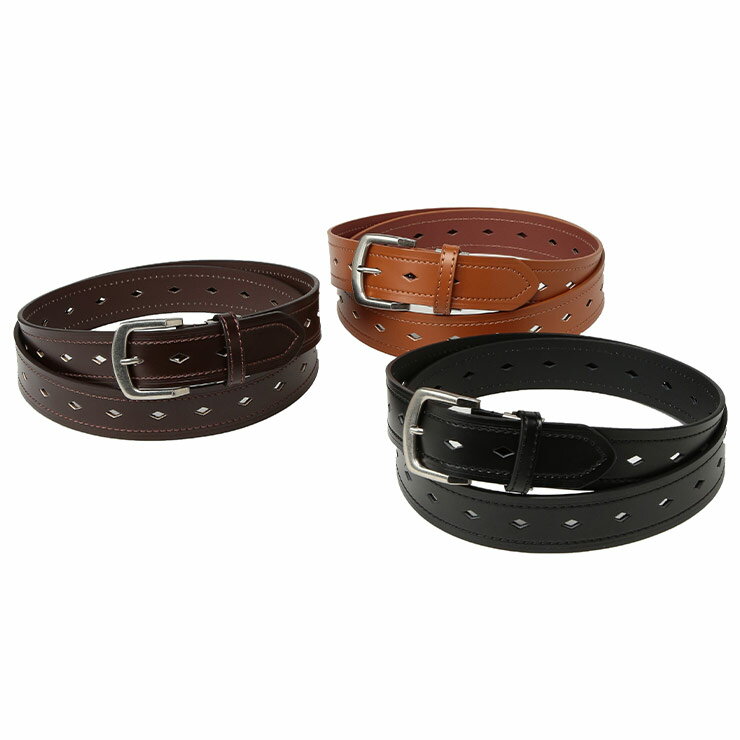 大人のカジュアルスタイルを格上げする本革 ダイヤパンチング ベルトが登場です。上質な牛革を使用しており、使い込むほどに風合いが増し、あなただけのオリジナルな一本へと育っていきます。このベルトの最大の特徴は、エレガントなダイヤパンチングのデザ...