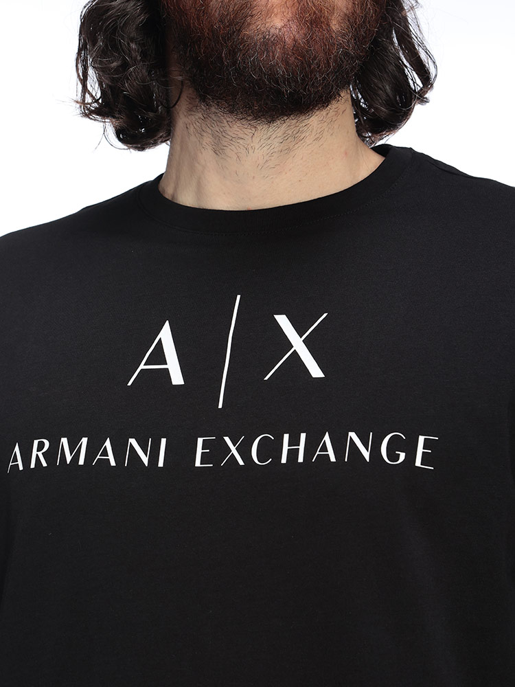 アルマーニ エクスチェンジ ロンT トップス ARMANI EXCHANGE ロゴプリント クルー...