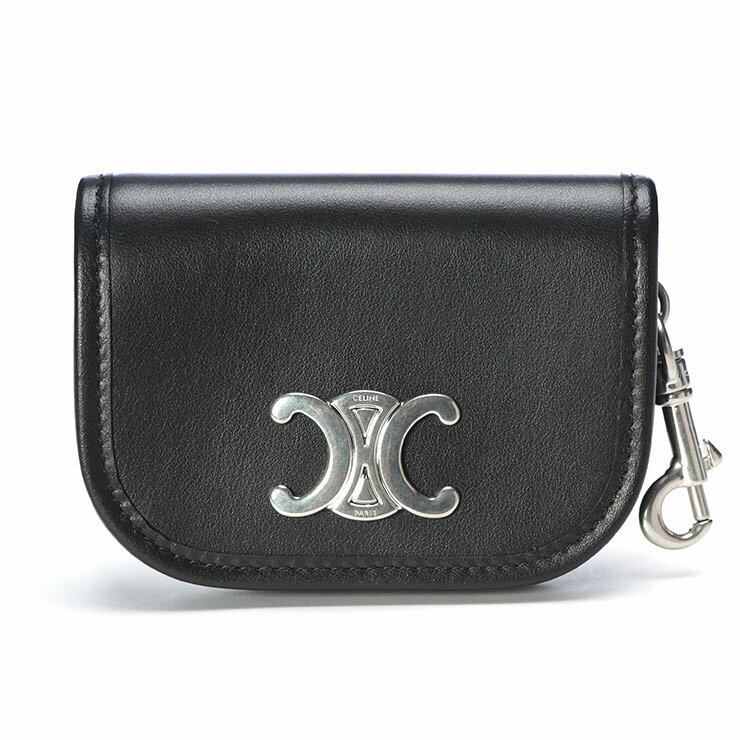 【クーポン利用で7,000円OFF】セリーヌ 財布 カードケース メンズ CELINE キーリング ナノ ブザス トリオンフ カードホルダー CEL10P403...