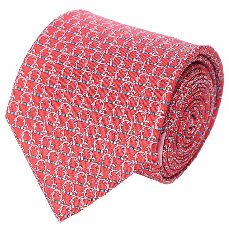 サルヴァトーレフェラガモ ネクタイ メンズ Salvatore Ferragamo シルク100％ ガンチーニ柄 FG3503000732148 ブランド ビジネス フォーマル ギフト プレゼント sale_6_d