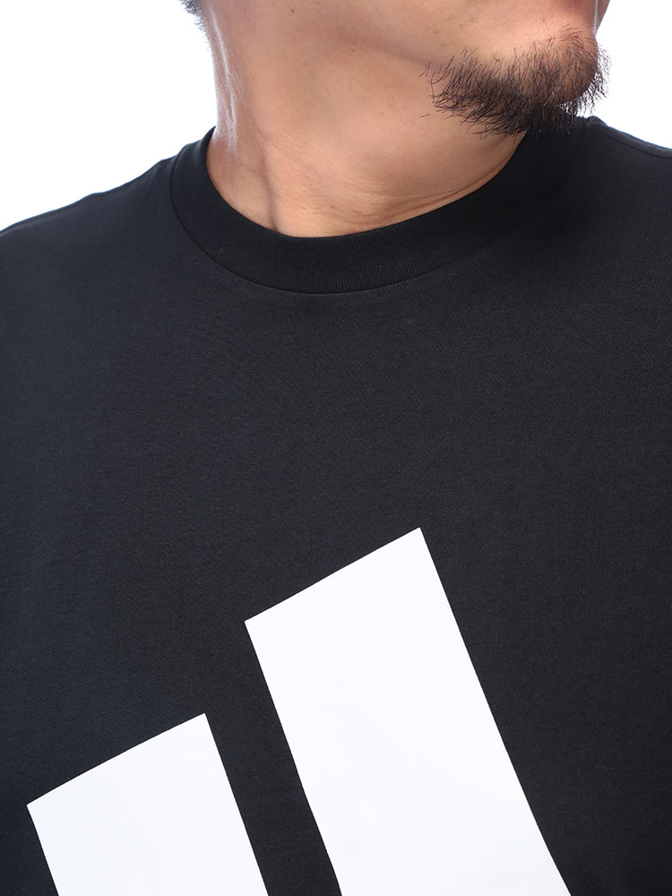 adidas アディダス 半袖Tシャツ 3XL 4XL 5XL エッセンシャルズ ビッグロゴ トップス スポーツ トレーニング 大きいサイズ メンズ ホワイト ブラック