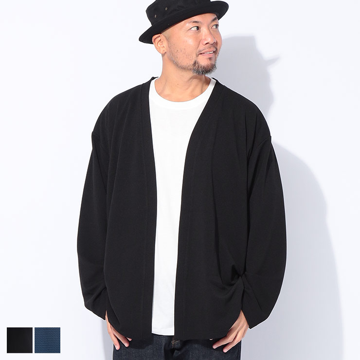 乐天商城 - PLEGGI (プレッジ) アンサンブル 半袖Tシャツ ウェーブワッフル トッパーカーディガン 65783982 大きいサイズ メンズ トップス カーディガン セット 重ね着 シンプル 春 秋