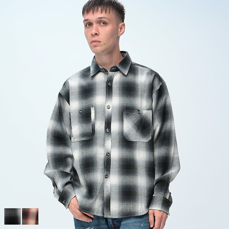 ノスタルジックなムードとモダンなエッセンスを融合させた、WOODENDOLL（ウッディンドール） のオンブレチェックシャツ。ブラック、グレー、ホワイトが織りなす繊細なグラデーションのオンブレチェック柄が、深みのある表情とヴィンテージライクな雰囲気を醸し出します。単なるチェックシャツとは一線を画す、大人のための洗練されたデザインです。素材はポリエステル70%、コットン30%のブレンド。柔らかな肌触りながらも適度なハリがあり、ドレープ感も美しいのが特徴。シワになりにくく、イージーケアなのも嬉しいポイントです。フロントはクラシックなボタンダウン仕様で、一枚で着ても羽織りとしても様になります。胸元には両サイドにポケットがあしらわれ、機能性とデザイン性を両立。さらに、ポケットの一部やボディに施されたダメージ加工や、さりげないステッチワークが、WOODENDOLLらしい遊び心を感じさせます。ややオーバーサイズのゆったりとしたシルエットは、トレンド感があり、リラックスした着心地。Tシャツの上に羽織るだけで、こなれたストリートスタイルが完成します。デニムやチノパンはもちろん、スラックスと合わせて上品に着こなすのもおすすめです。COLORSWhich color are you going to choose?DETAILcollar pocket sleeve button hem printed tag and more...ANGLEfront and side and back' s angle are introducedVARIATIONPlain color, barred patterns and all that with check patternsブランドWOODENDOLL (ウッディンドール)素材ポリエステル70％ 綿30％生産国中国コメントノスタルジックなムードとモダンなエッセンスを融合させた、WOODENDOLL（ウッディンドール） のオンブレチェックシャツ。ブラック、グレー、ホワイトが織りなす繊細なグラデーションのオンブレチェック柄が、深みのある表情とヴィンテージライクな雰囲気を醸し出します。単なるチェックシャツとは一線を画す、大人のための洗練されたデザインです。素材はポリエステル70%、コットン30%のブレンド。柔らかな肌触りながらも適度なハリがあり、ドレープ感も美しいのが特徴。シワになりにくく、イージーケアなのも嬉しいポイントです。フロントはクラシックなボタンダウン仕様で、一枚で着ても羽織りとしても様になります。胸元には両サイドにポケットがあしらわれ、機能性とデザイン性を両立。さらに、ポケットの一部やボディに施されたダメージ加工や、さりげないステッチワークが、WOODENDOLLらしい遊び心を感じさせます。ややオーバーサイズのゆったりとしたシルエットは、トレンド感があり、リラックスした着心地。Tシャツの上に羽織るだけで、こなれたストリートスタイルが完成します。デニムやチノパンはもちろん、スラックスと合わせて上品に着こなすのもおすすめです。仕様外側ポケット数×1つサイズ(cm)胸囲着丈肩幅袖丈M124745160L128765261LL132785462モデルデータ身長：175cm / B：84 / W：71 / H：89 / S：27.5cm着用サイズLLサイズについて返品についてラッピングはコチラ