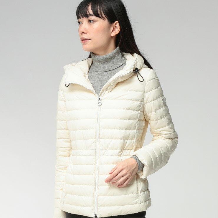 タトラス ダウン アウター TATRAS レディース ブルゾン ミドル丈 フード付き ダブルジップ ライトダウ..