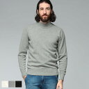 ジム ニット トップス GIM メンズ カシミヤ 100% 日本製 モックネック セーター ハイネック カシミア GIM25502039 ブランド 大人 シンプ...