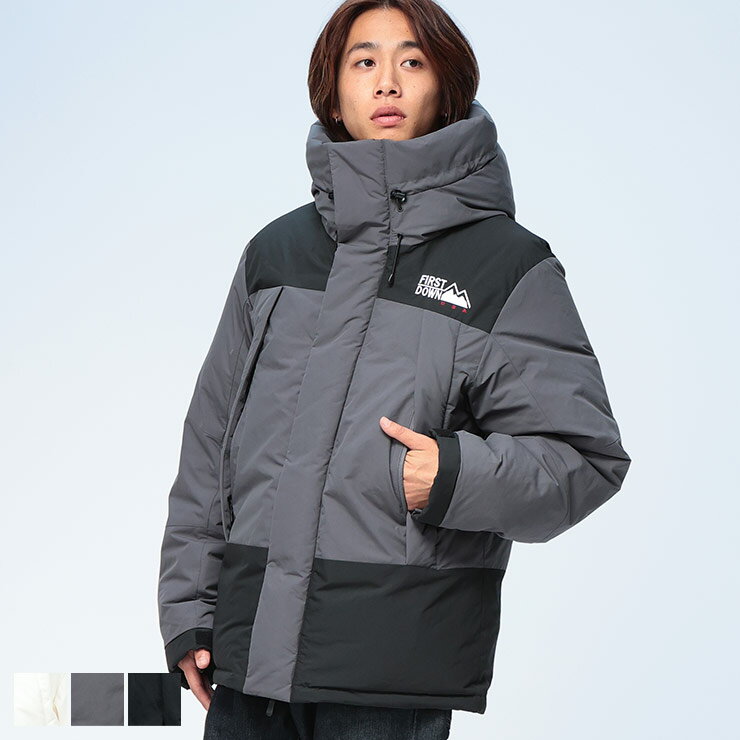 樂天商城 - FIRST DOWN USA (ファーストダウンユーエスエー) フード フルジップ ダウンジャケット WRAP DOWN PARKA F942010 メンズ 男性 トップス アウター ジャケット ブルゾン パーカー ダウン 秋 冬