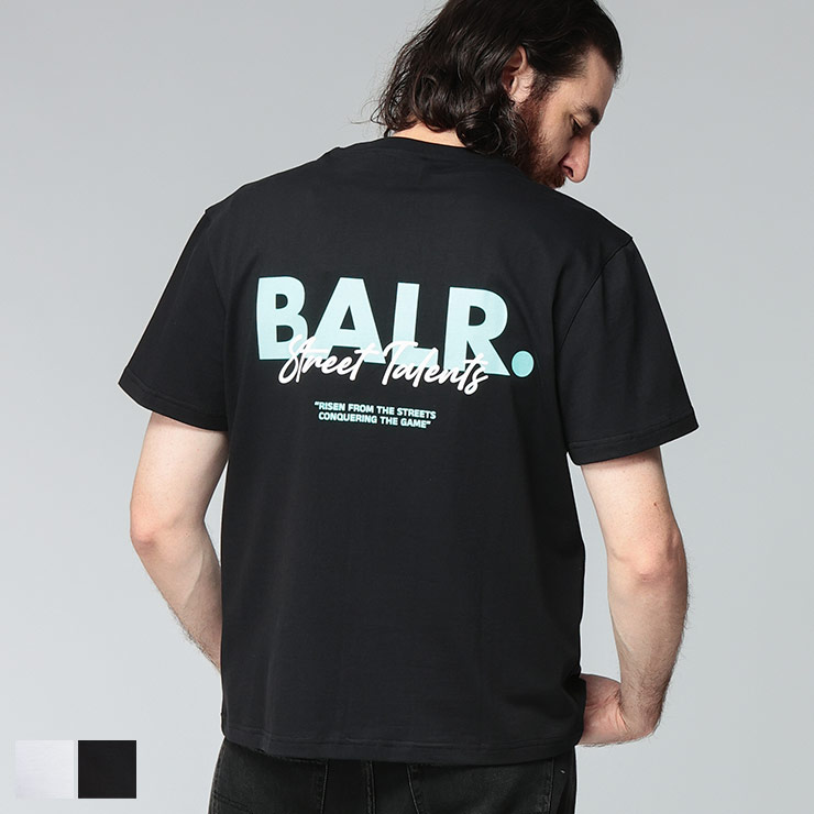 樂天商城 - ボーラー Tシャツ トップス BALR. メンズ バック ロゴ プリント クルーネック 半袖 Tシャツ コットン BA11121363 ブランド 大人 シンプル sale_1_a
